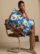 [Navy Dragon] SilkSilky-UK Pillowcase 002