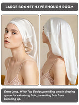 [White] SilkSilky-UK Sleep Cap 003