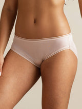 [Pale Mauve] SilkSilky-UK 100% Silk Jersey Panty 001