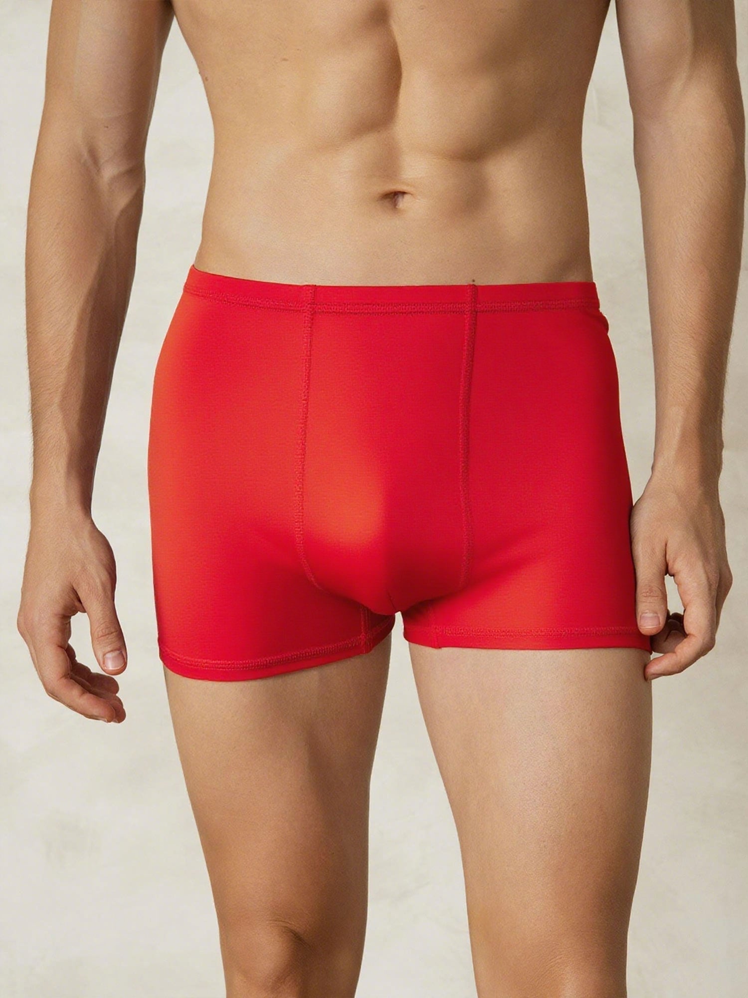 [Red] SilkSilky-UK Silk Knitted Mens Underwear 001