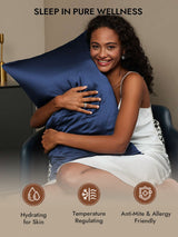 [Dark Blue] SilkSilky-UK 30Momme Pillowcase 005