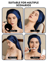 [Dark Blue] SilkSilky-UK Sleep Cap 007