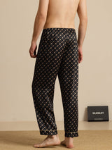 [Black Chain] SilkSilky-UK Men's Sleep Shorts 002