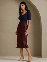 [Coffee] SilkSilky-UK Skirt 007