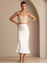 [Ivory] SilkSilky-UK Skirt 005