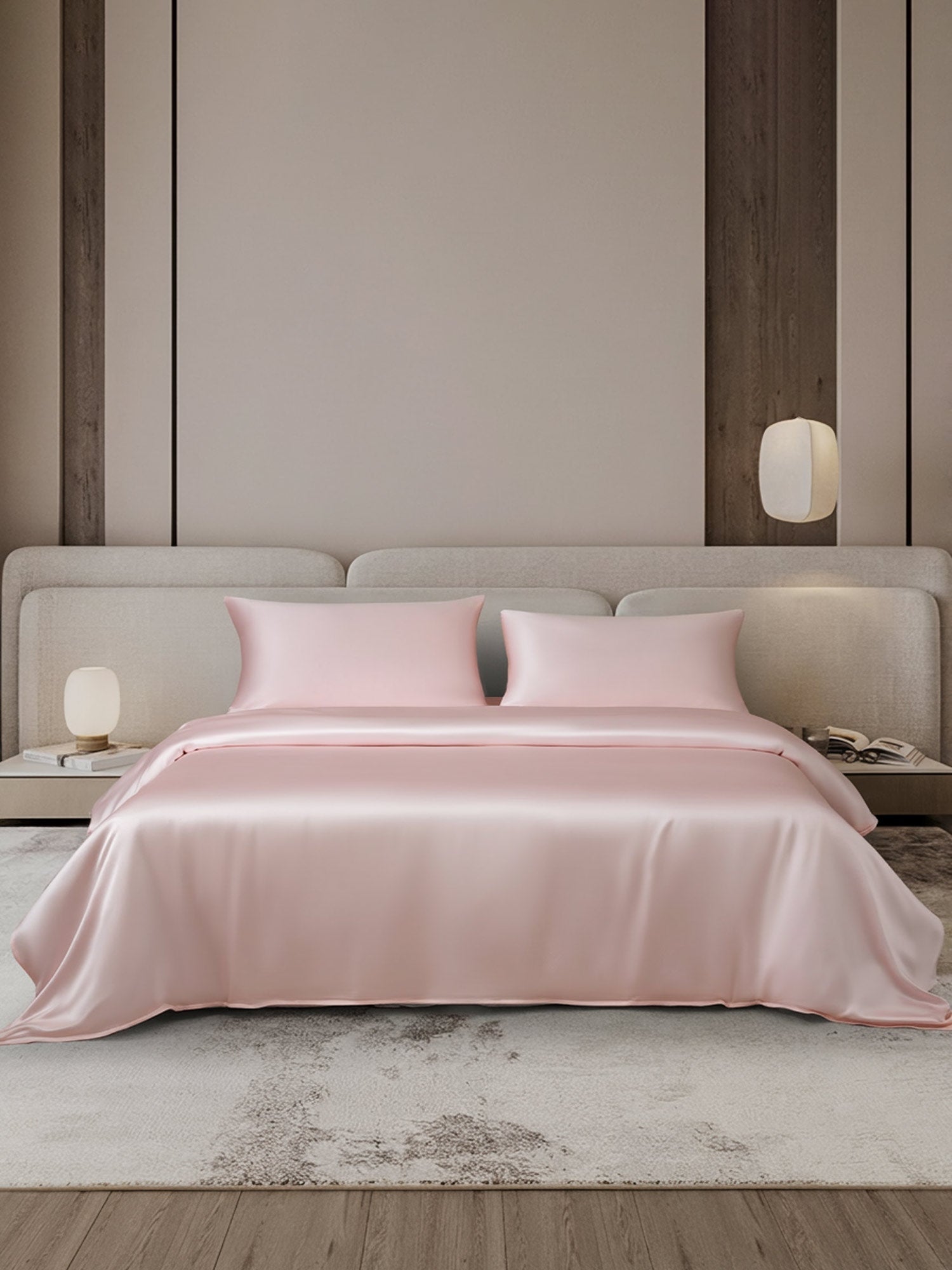 [Pink] SilkSilky-UK 19Momme Bed Linen Set 002