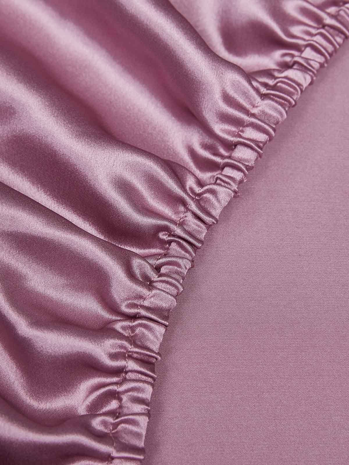 [Mauve Orchid] SilkSilky-UK 22Momme Pure Silk Sheet 004