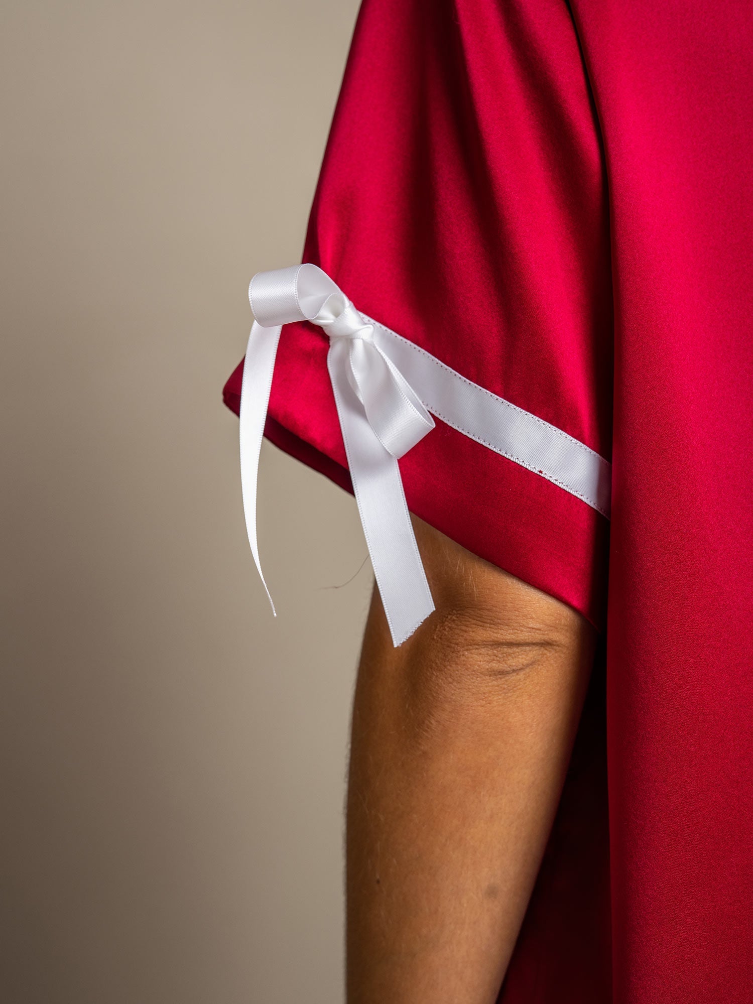 [Wine] SilkSilky-UK Pure Silk Womens Pajamas 005,