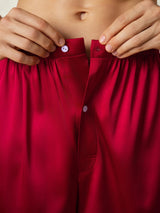 [Wine] SilkSilky-UK Men's Sleep Shorts 007