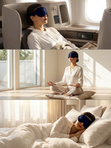 [Dark Blue] SilkSilky-UK Sleep Mask 008