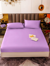 [Lavender] SilkSilky-UK 19Momme Bed Linen Set 002