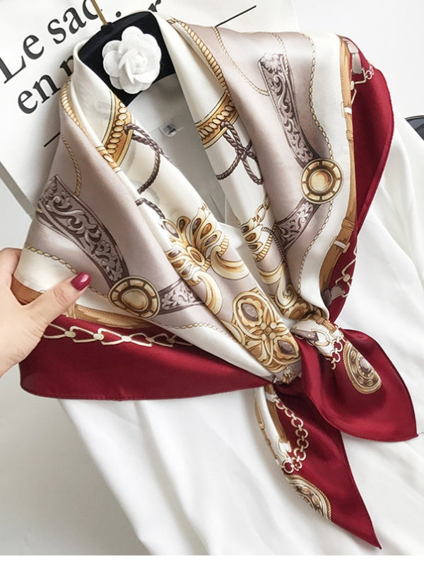 [P009] SilkSilky-UK Pure Silk Scarf 001,