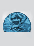 SilkSilky-UK-Pure-Silk-Sleep-Cap-Teal-005