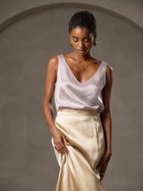 [Shadow Gray] SilkSilky-UK Sleeveless V Neck Camisole 004