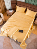 SilkSilky UK 25Momme Pure Silk Bedding Set Champagne 004