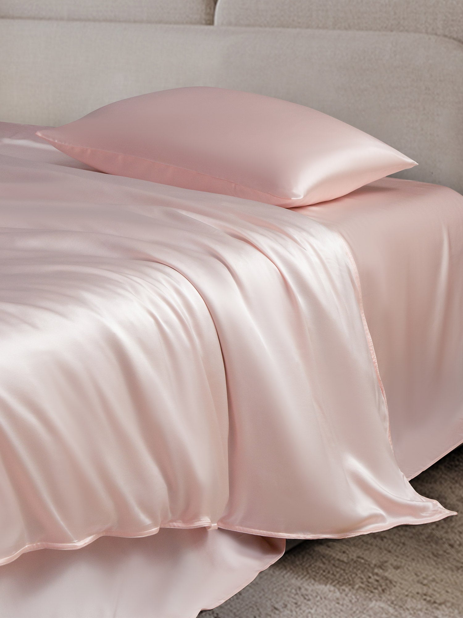 [Pink] SilkSilky-UK 19Momme Bed Linen Set 003