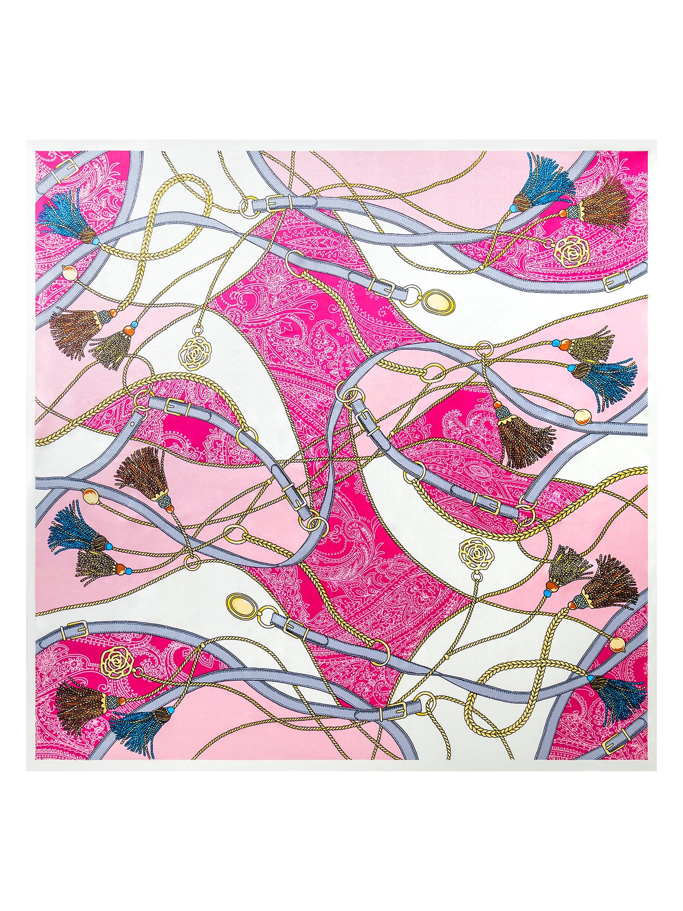 SilkSilky-UK Pure Silk Scarf P004 002