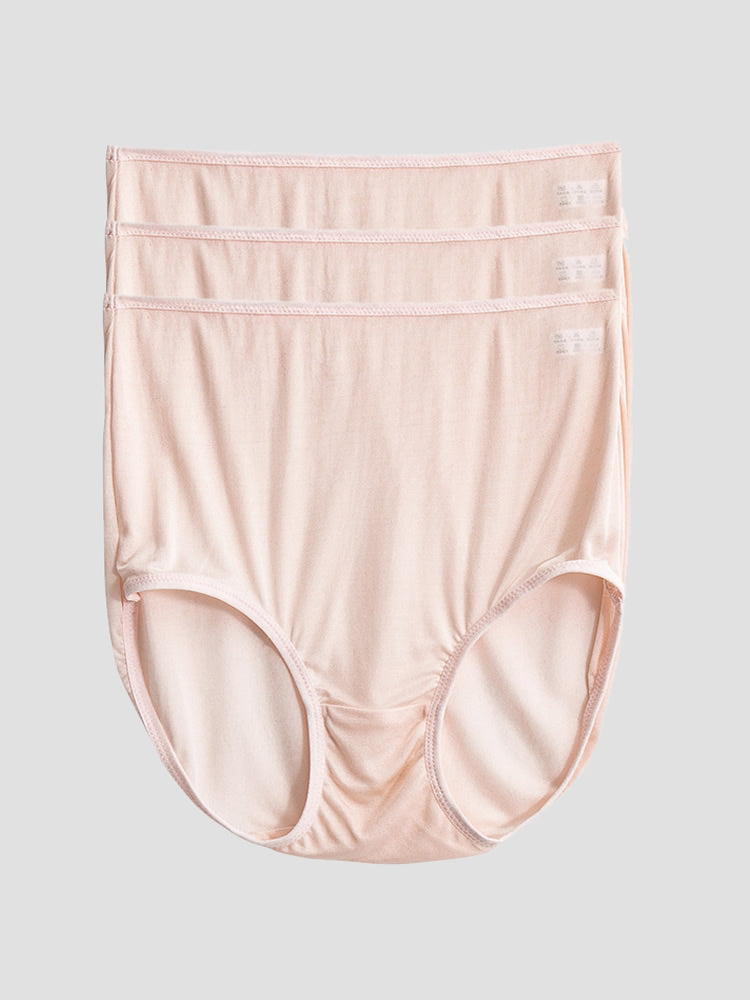 [Light Pink] SilkSilky-UK Silk Knitted Panty 005