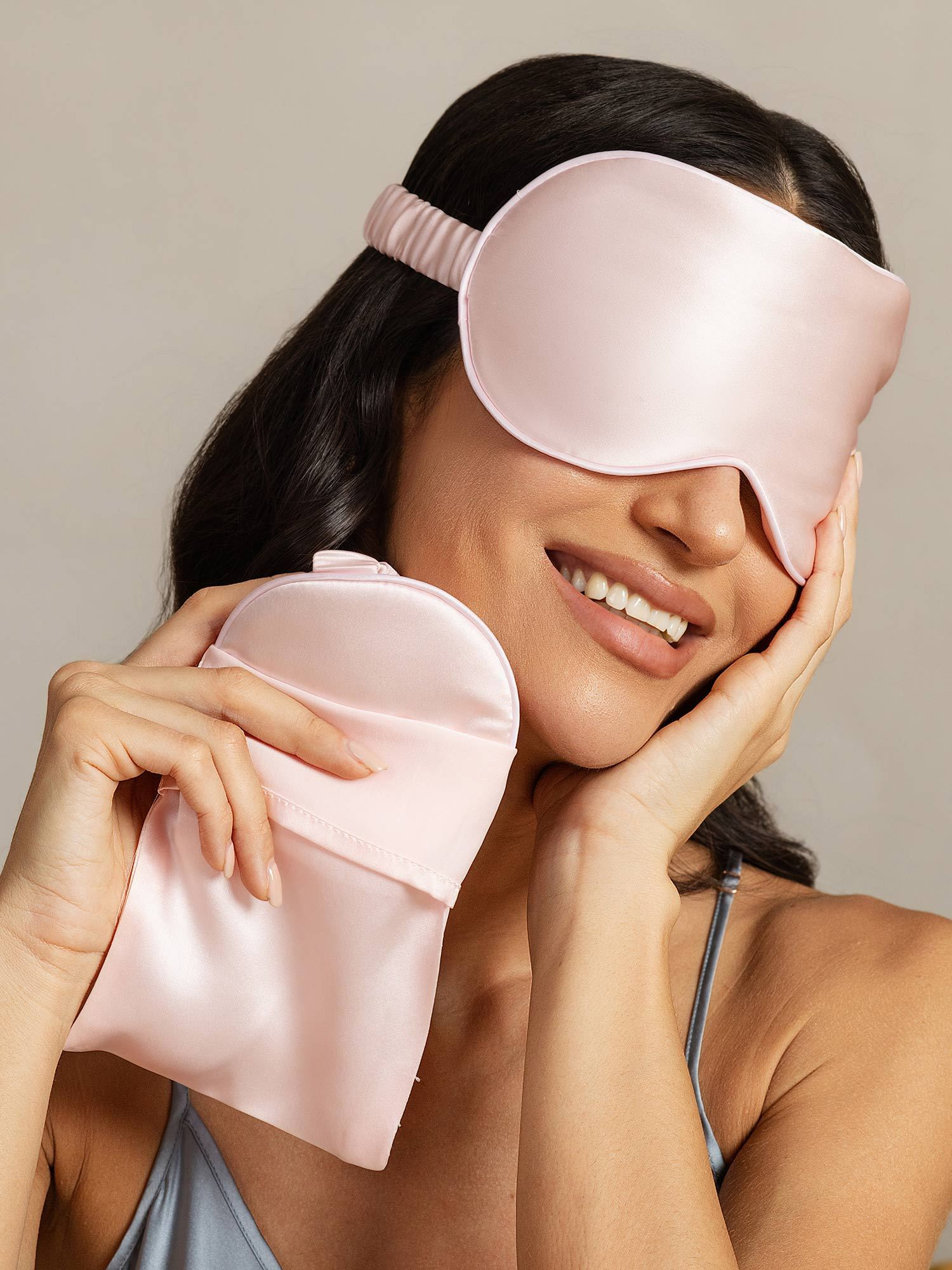 [Pink] SilkSilky-UK Pure Silk Eye Mask 002