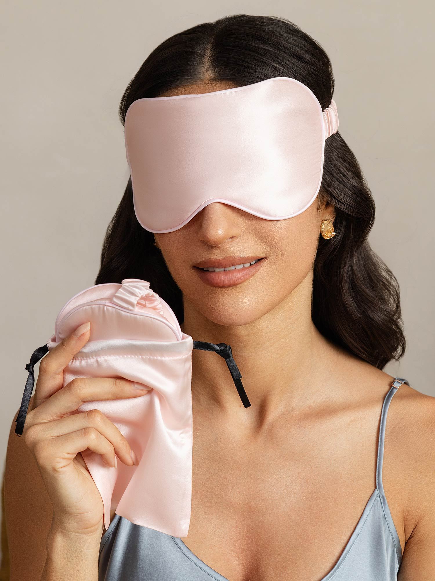 [Pink] SilkSilky-UK Pure Silk Eye Mask 004