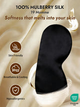 [Black] SilkSilky-UK Sleep Mask 003