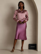 [Deep Purple] SilkSilky-UK Skirt 007