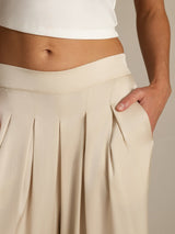 [Beige] SilkSilky-UK Women's Pants 004