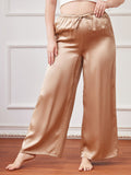 SilkSilky UK Pure Silk Plus Size Womens Pants Champagne 003