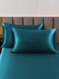 SilkSilky UK 22Momme Pure Silk Pillowcase Teal 001