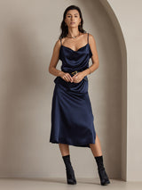 [Dark Blue] SilkSilky-UK Skirt 006