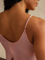 [Pink] SilkSilky-UK Spaghetti Strap Camisole Set 003