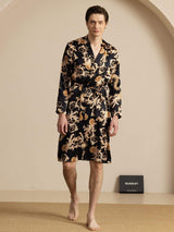[Black Dragon] SilkSilky-UK Long Sleeve Mens Robe 003