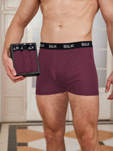 [Wine] SilkSilky-UK 100% Silk Jersey Men's Underwear 002