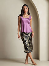 [Deep Purple] SilkSilky-UK Sleeveless Camisole 008