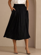 [Black] SilkSilky-UK Skirt 001