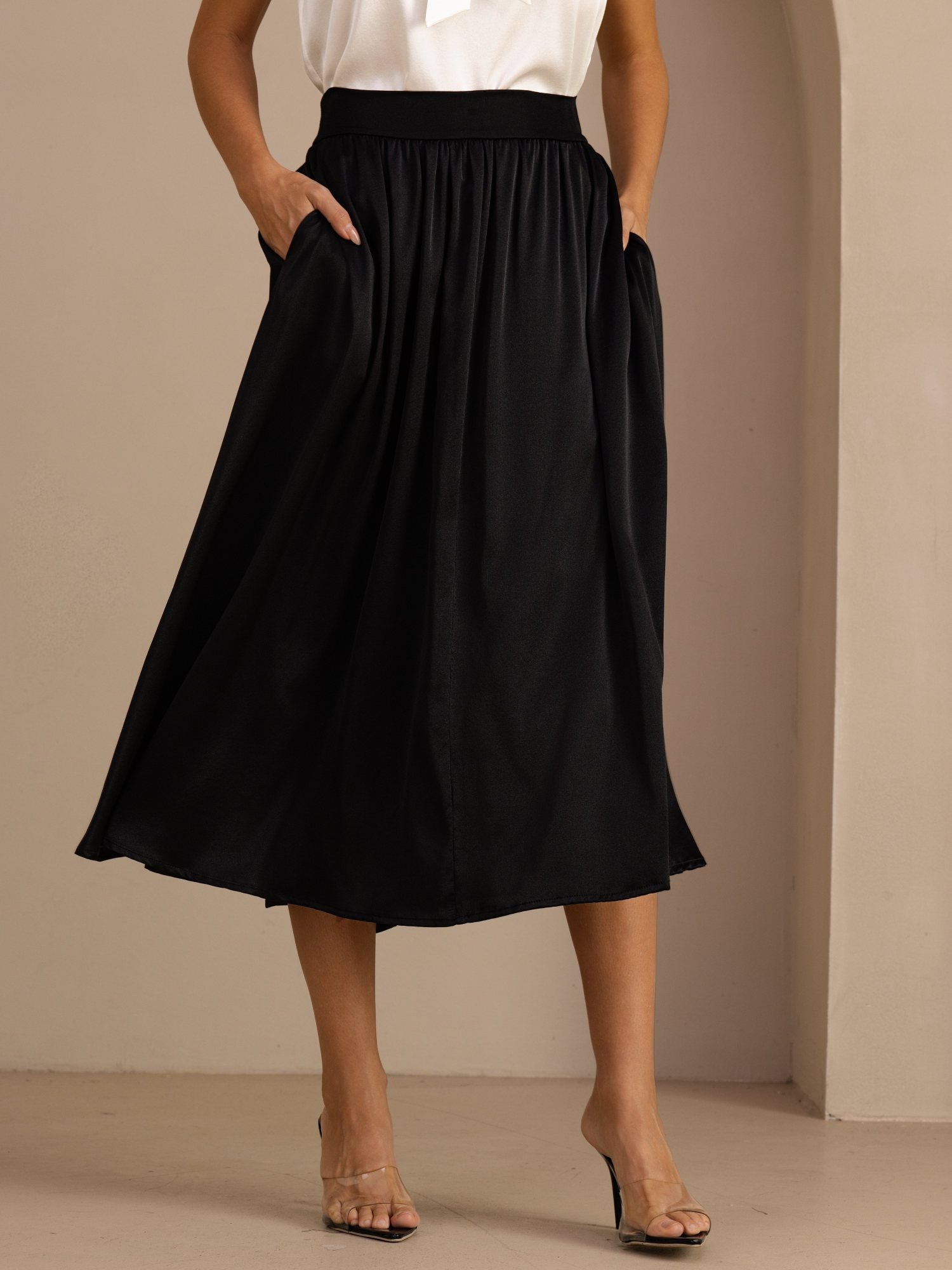 [Black] SilkSilky-UK Skirt 001