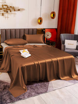 [Coffee] SilkSilky-UK 19Momme Bed Linen Set 004