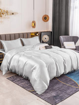 [Silver] SilkSilky-UK 19Momme Pure Silk Bedding Set 002