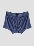 SilkSilky UK Silk Knitted Mens Underwear DarkBlue 006