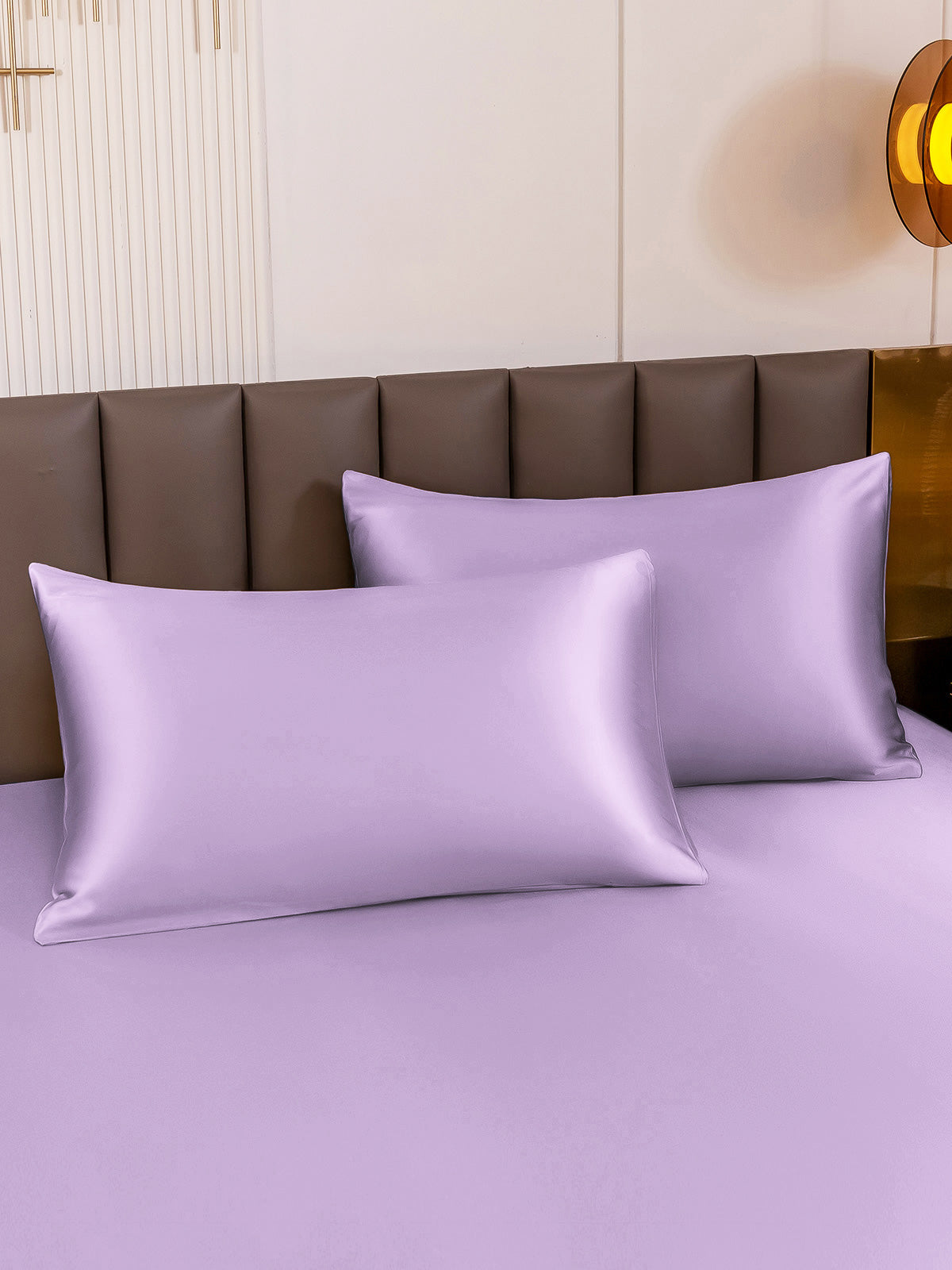 SilkSilky-UK 19Momme Pure Silk Pillowcase Lavender 001