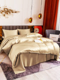 SilkSilky UK 19Momme Pure Silk Bedding Set Beige 003