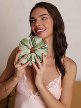 [Light Green] SilkSilky-UK Scrunchie 003