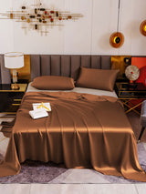 [Coffee] SilkSilky-UK 19Momme Bed Linen Set 002