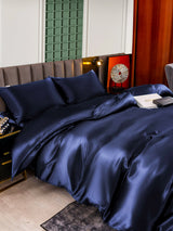 [Dark Blue] SilkSilky-UK 25Momme Bed Linen Set 006