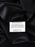 SilkSilky UK 25Momme Pure Silk Bedding Set Black 007