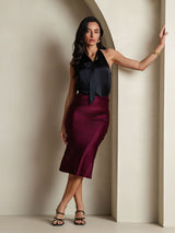 [Dark Red] SilkSilky-UK Skirt 007