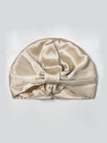 SilkSilky-UK Pure Silk Sleep Cap Beige 005