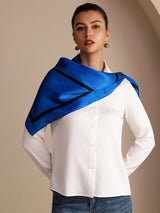 [Blue Square] SilkSilky-UK Scarf 003