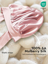 [Light Pink] SilkSilky-UK Sleep Cap 002