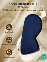 [Dark Blue] SilkSilky-UK Sleep Mask 003